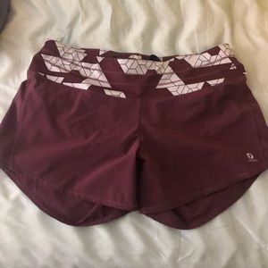 Maroon shorts